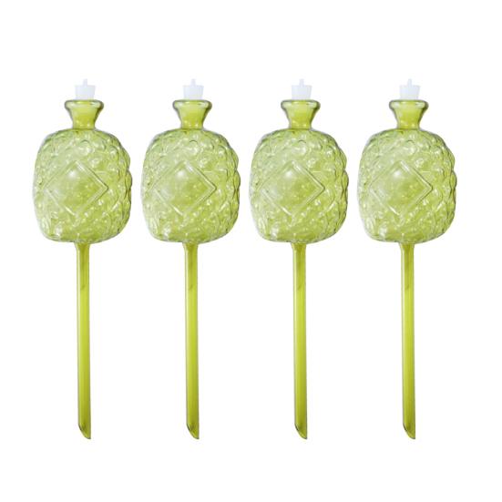 Юшенг Самополивающийся шар Дизайн ананаса Автоматические поливочные шары для растений Вставка для кашпо Устройство для полива с медленным высвобождением для комнатных горшечных растений Когда