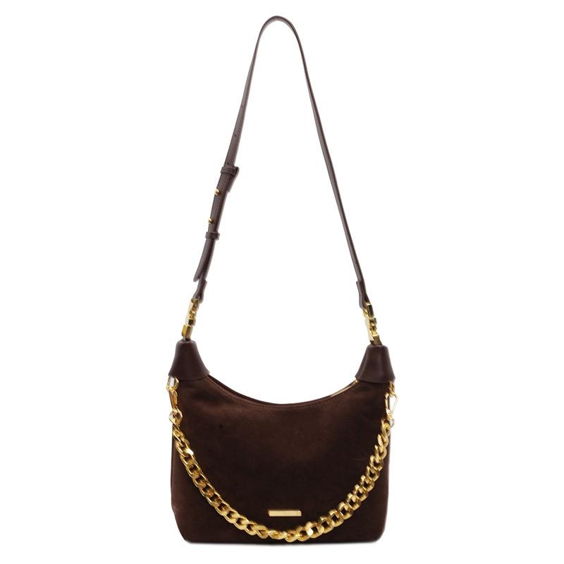 Оптовая цепочная сумка женская 2025 осень и зима новая ретро сумка под мышкой универсальная на плечо сумка-мессенджер