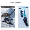 Лыжи для коляски Снежный самокат Коляски Колесо Лыжа Сани Планер Крепление для катания на лыжах Для родителей Спорт Кемпинг Бег Велосипед