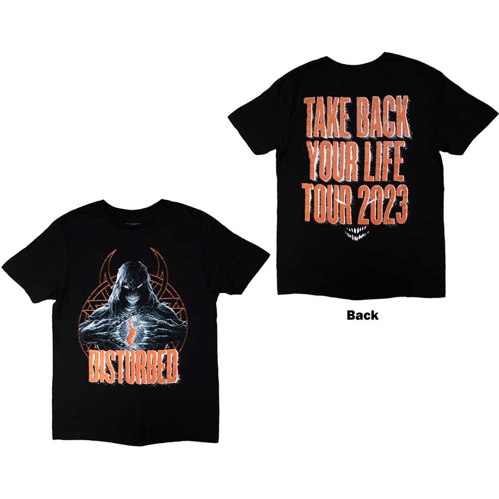 Fire Behind Disturbed Band T-Shirt Cotton Graphic Tee Unisex Women Summer Streetwear