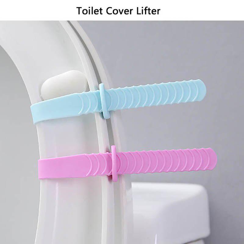 2шт силиконовый подъемник крышки унитаза антигрязная крышка сиденья ручка для путешествий домой ванная комната MIT