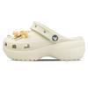 Классические тихие клоги EVA Повседневные удобные туфли с отверстиями Женские Молочно-белые