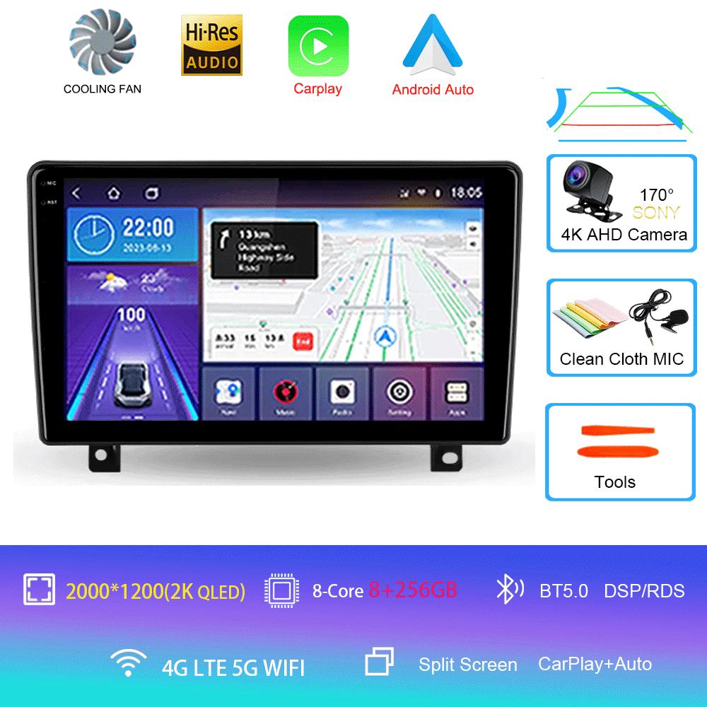 Автомобильное радио Android 14 Carplay Auto для Opel Astra H 2006 2007 2008 - 2014 GPS-навигация Видеоплеер 2 Din Стерео DVD Мультимедиа