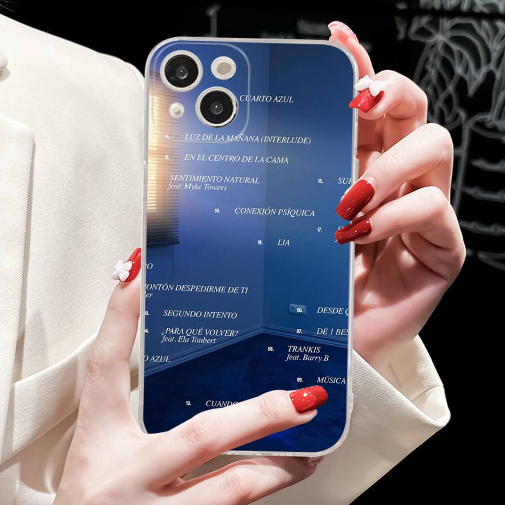 Cuarto A-AitanaS Azul TPU Silicone Case For IPhone 11 12 13 14 15 16 17 Pro Max Shockproof Clear Back Cover