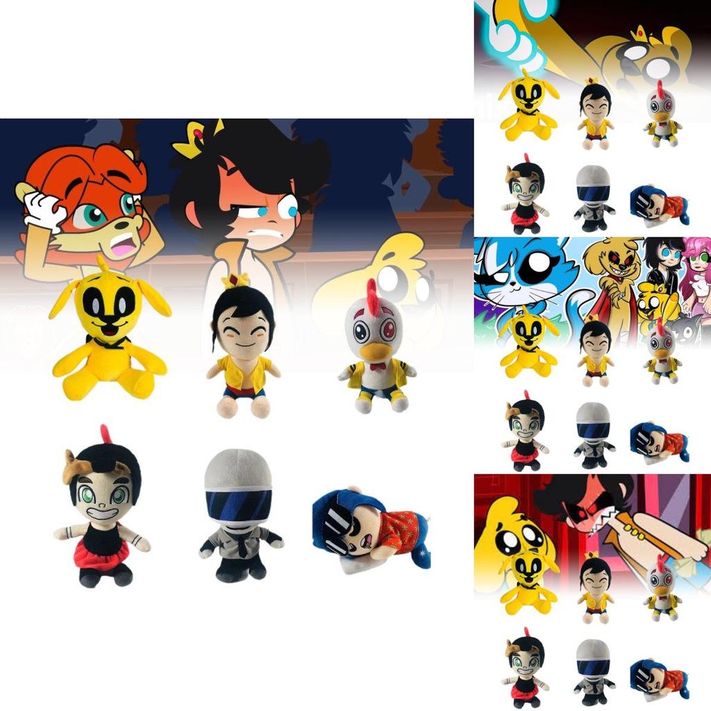 Очаровательная плюшевая игрушка Маска Желтого Пса Майккрека 25 см Мягкая и Удобная для Детей