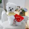 Creative New Year Pet Dress Chinese Style Pet Tang Clothes Pet Princess Skirt  Dress Up Accessories