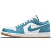 Мужские кроссовки Air Jordan 1 Low Barcelona белые Cyber-Teal DC6991-400