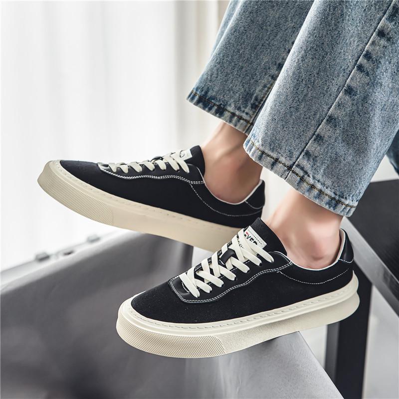 Модные кроссовки мужские парусиновые туфли дышащие крутые уличные туфли мужские брендовые кроссовки черные желтые зеленые мужские повседневные туфли