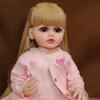 55 см Мягкая силиконовая виниловая кукла Reborn для всего тела для маленьких девочек, красивая Бетти для девочек, принцесса Boneca Reborn, игрушка, реалистичные куклы для детей, рождественские подарки