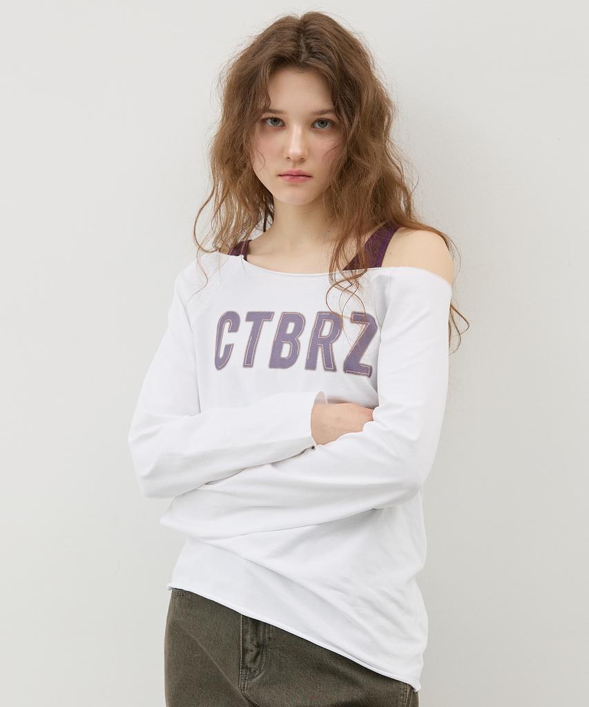 CITYBREEZE Ctbrz Boat Neck Long Sleeve T-Shirt_White