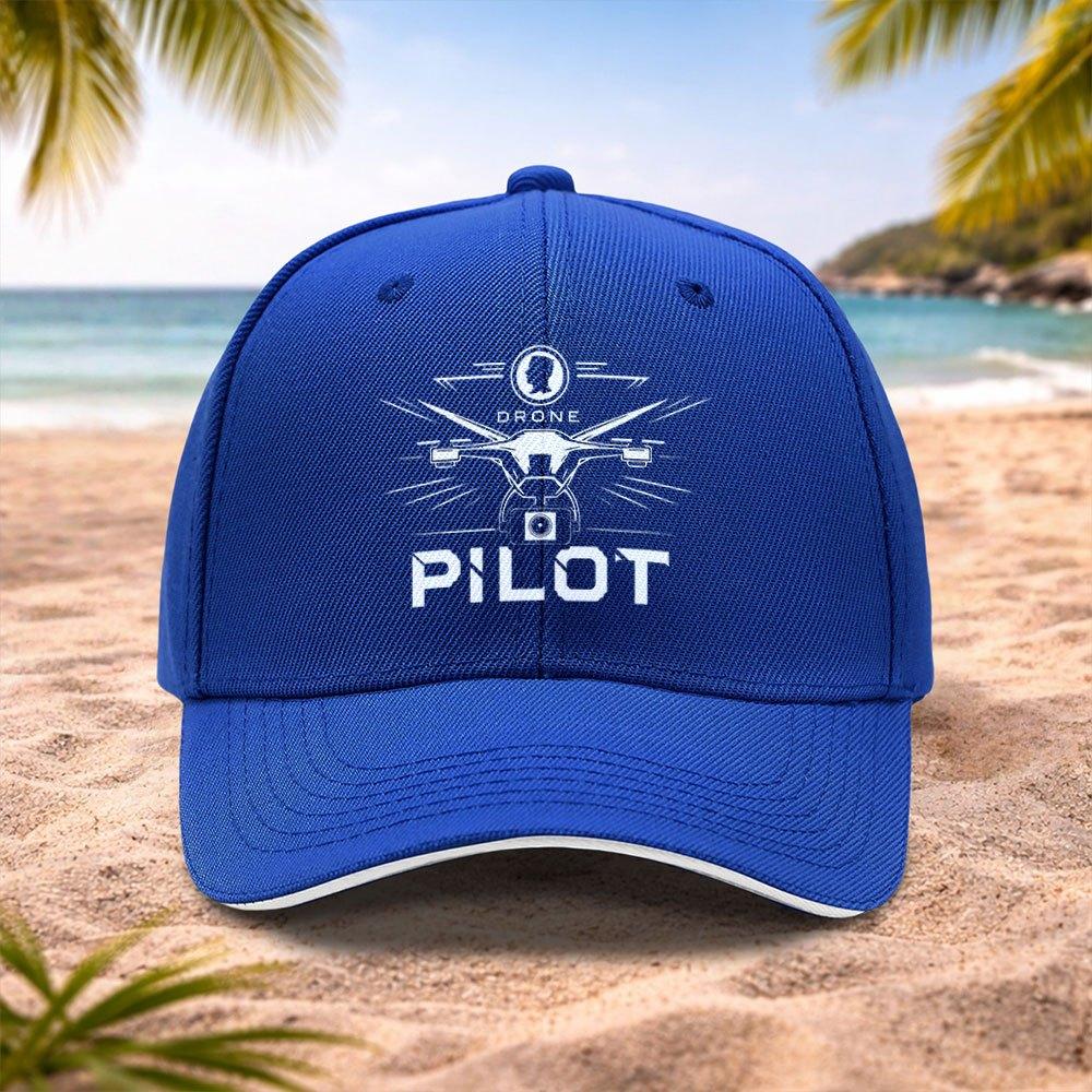 Drone Pilot Baseball Cap Lightweight Adjustable Unisex for Running Fitness Outdoor Sports