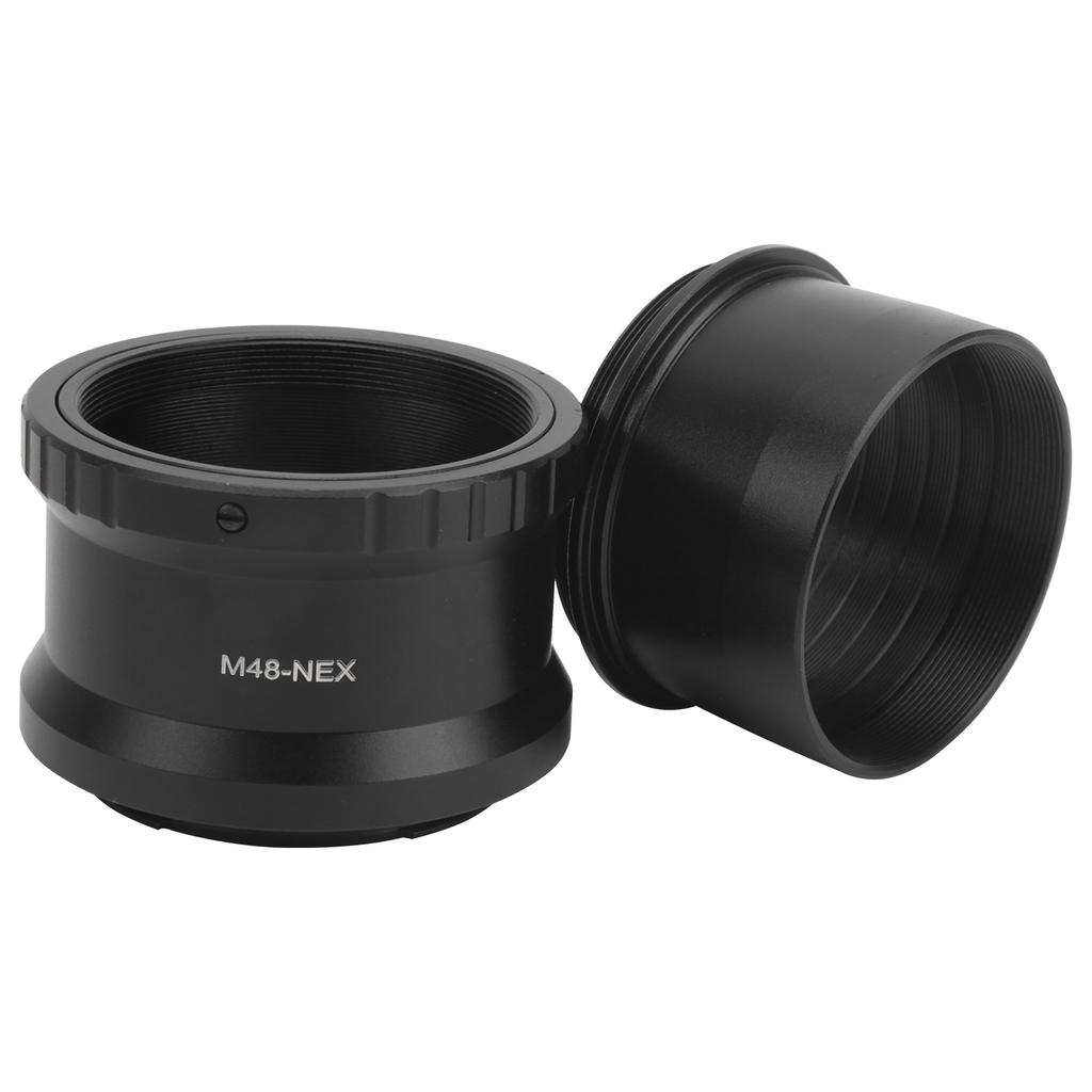 Telescope 2in M48x0.75mm TType Adapter and M48NEX Lens Adapter for Sony E Mount Camera