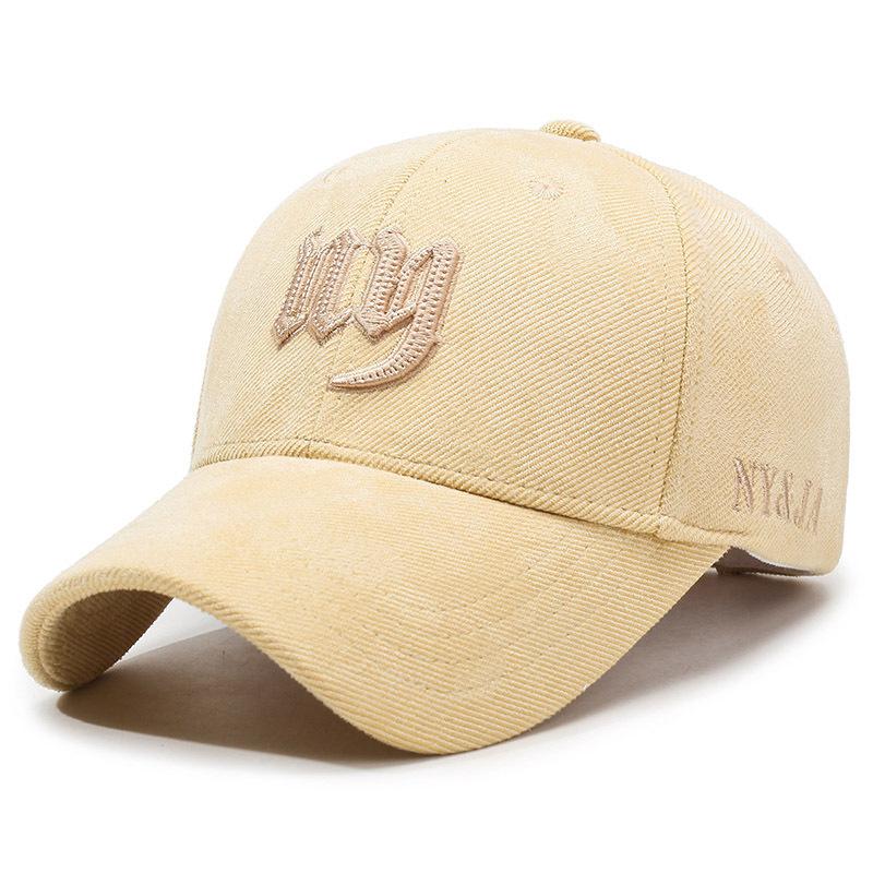 Embroidered Letter Cap Women's Spring Autumn Sunshade Baseball Cap Men's Outdoor Cap