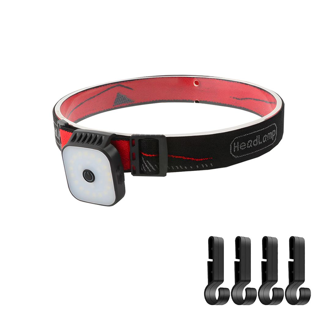 Super Bright LED Headlight with 4 Lighting Modes Head Lamp USB Rechargeable Long Range Flashlight for Night Running Bike Lights