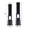 P50 Powerful Flashlight Zoomable Torch With Red Side Lamp Long Range Torch High Power Led Flashlights Rechargeable 7 Modes Lamp