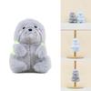 Charming Gray And Blue Gorilla Plush Toy Keychain For Bags And Backpack Accessories