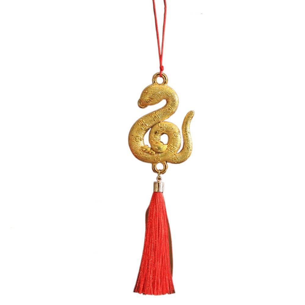 Милый год змеи, удачный подвесной орнамент, пластиковый фен-шуй, амулет для украшения дома