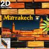 Плоская 2D, Винтажная алюминиевая табличка, 1 шт., Тема Марракеша, Декоративная табличка и ornament, Декор в винтажном стиле, Настенное искусство на городскую тему