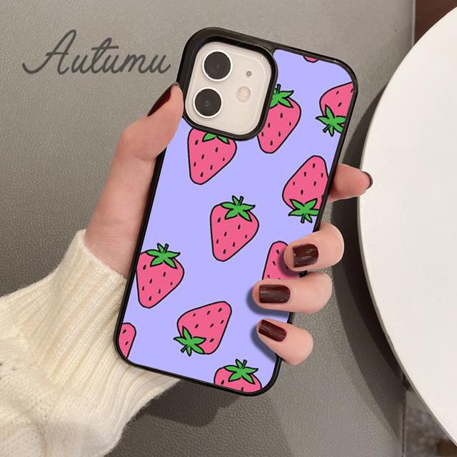 Чехол для телефона «Земляничные поля навсегда» для iPhone 11 12 13 14 Pro Max mini XR XS SE 2020 6S 7 8 Plus Samsung Galaxy S21 S22