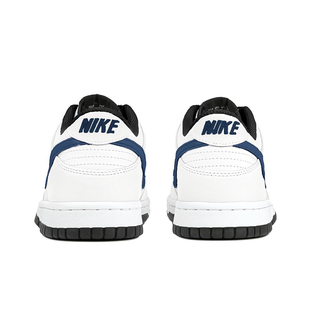 Nike Кроссовки Dunk Скользкие Устойчивые к истиранию Низкие Скейтбордические Унисекс Бело-синие DD1391-100(Команда354-)