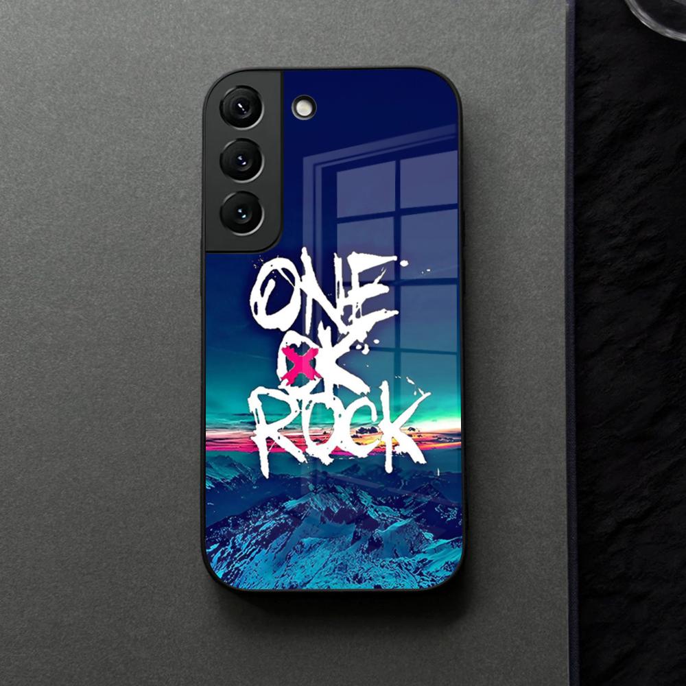 Чехол для телефона ONE OK ROCK Стекло Для Samsung Galaxy S21 S26 S25 S22 S20 S24 S23 Ultra Fe Plus A16 A34 A54 A24 Чехол