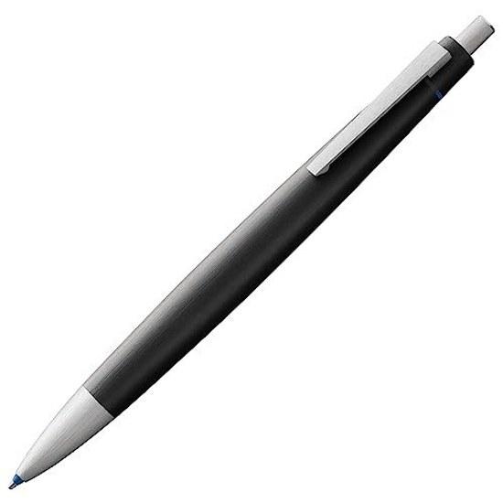 Lamy 2000 Черная 4-цветная шариковая ручка Мультицветная (Черный Синий Красный Зеленый) Механизм видимости Включает стержни M 21 Зеленый