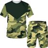 Мужские комплекты одежды, летние милые футболки для мальчиков, короткие штаны, комплект из 2 предметов, костюмы для мужчин, повседневные костюмы