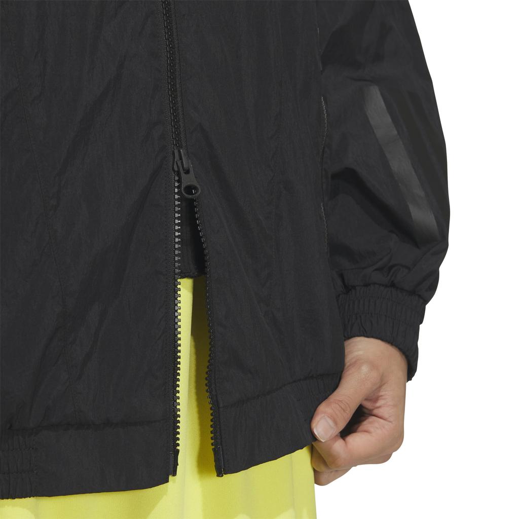 Adidas BYS Woven Lightweight Jacket KRC74 Black 3-Stripes Women's (JL5107) J/L