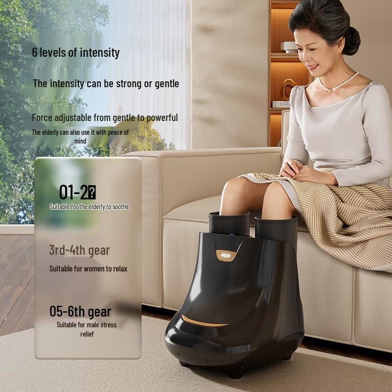 AUX Массажер для ног с полным охватом и подогревом