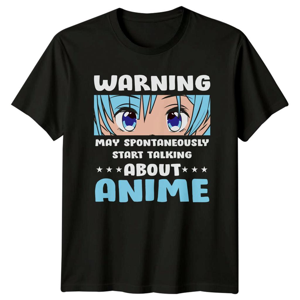 Warning May Spontaneously Start Talking About Anime Eyes TShirt