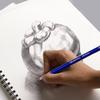100 Sheets Spiral Bound Artist Sketchbook Perforated Pages Sketching Notebook  Crayon Drawing