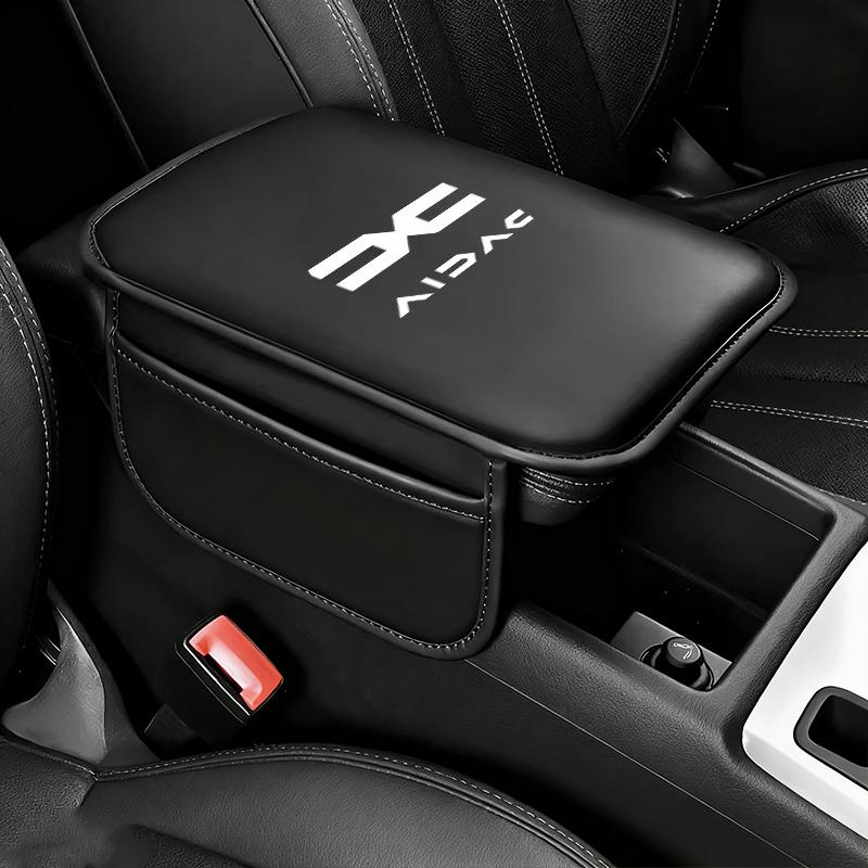 Car Armrest Cushion Cover Leather Seat Center Pad Accessories For Dacia Bigster Spring Duster Sandero Jogger Dokker Lodgy Logan