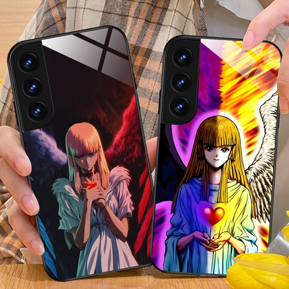 Чехол для телефона Yugioh Change of Heart для Samsung Galaxy A56 55 54 53 52 51 36 35 34 23 16 15 5G Стеклянный Цветной Чехол Красивый Чехол