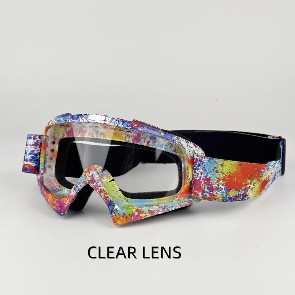 Мотоциклетные очки Велосипедные очки Очки для езды на открытом воздухе Внедорожные лыжи Спорт MX ATV Dirt Bike Гоночные очки Очки для мотокросса Велосипед Google