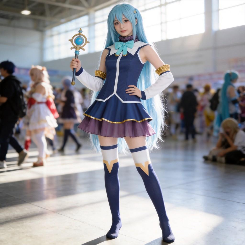 Косплей-костюм из Konosuba: Божье благословение на этот прекрасный мир в уличном стиле для игровых, аниме-конвенций и мероприятий