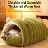 Comfortable Pet Snuggle Sack Puppy Nest Closed Cat Sleeping Bag Sleeping Bag Nest  for Winter