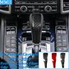 For Porsche Cayenne 958 92A 2011-2017 Real Dry Carbon Fiber Gear Shift Knob Panel Cover Decoration Car Accessories Modification