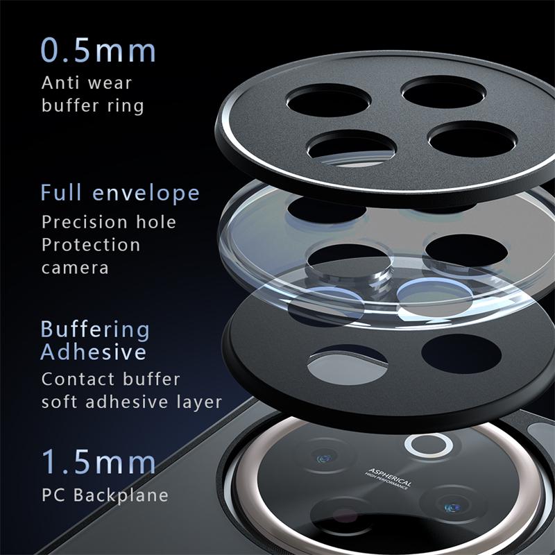 Translucent Matte Phone Case For Vivo T4 5G Anti-knock Matte PC Full Back Cover For Vivo T4 5G Case For Vivo T4 Case 6.77 Inch