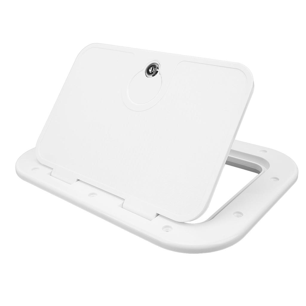 Люк доступа к палубе лодки с крышкой ABS Устойчивый к старению Ударопрочный Дверь отсека для дома на колесах Прицепа Яхты Кемпера Белый