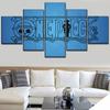 5 Pieces Modern Anime One Piece HD Print On Canvas Printed Living Room Wall Art Home Room Decoration Painting No Frame