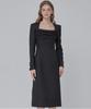 Julie And Kara 24 Fw Collar 108 Dear Vivian Tweed Dress Black