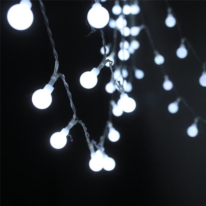 Garland 3M 5M 10M AA Battery LED Ball String Lights Christmas lights Indoor Garland On Batteries Wedding Xmas Decoration light