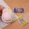 Wood Pin Cushion with 100Pcs Sewing Pin for Dressmaking Needlework Sewing 38mm Quilting Positioning Pin with Pin Holder