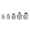 201 Stainless Stainless Steel Hex Nipple Thickened Hex Nipple Union  Water Oil Air