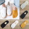 1Pair Couple Split Toe Solid Color Kimono Flip Flop Two-Toed Tabi Socks Unisex Sandal Socks