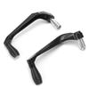 Pair of Motorcycle Brake Clutch Levers Black Protect Guard for 0.9in Aperture Handlebar