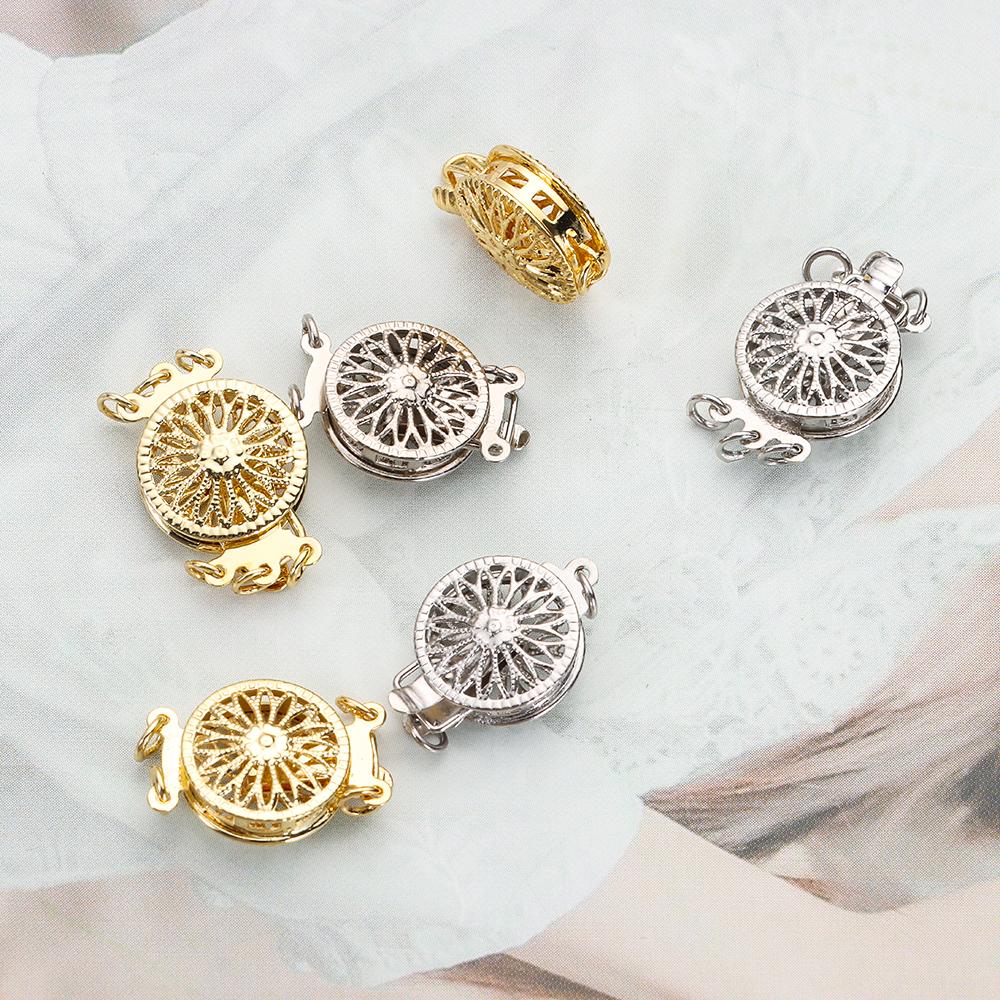 Necklace Layering Clasp with Lobster Multiple Bracelet Lock Connectors Layered Necklace Clasps