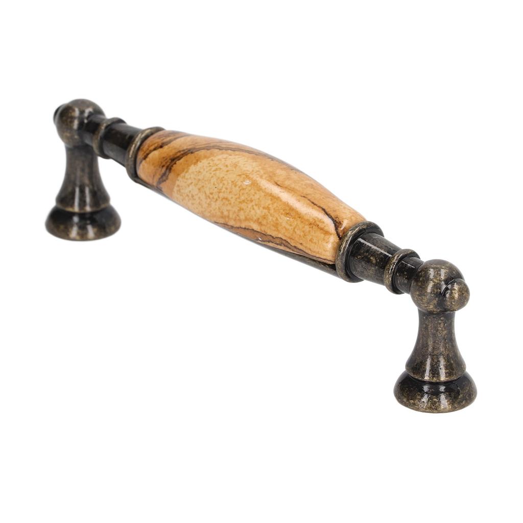 Антикварная ручка для шкафа из меди в европейском стиле, прочная, широко используемая винтажная ручка для ящика