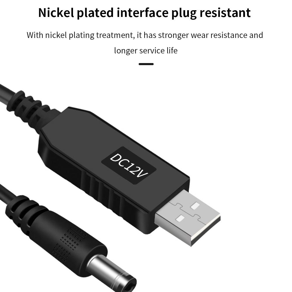 USB DC 5 В до 12 В 9 В Кабель питания USB к разъему постоянного тока Провод адаптера Usb Boost Кабель питания Разъем для маршрутизатора 2,1x5,5 мм через Powerbank YSL