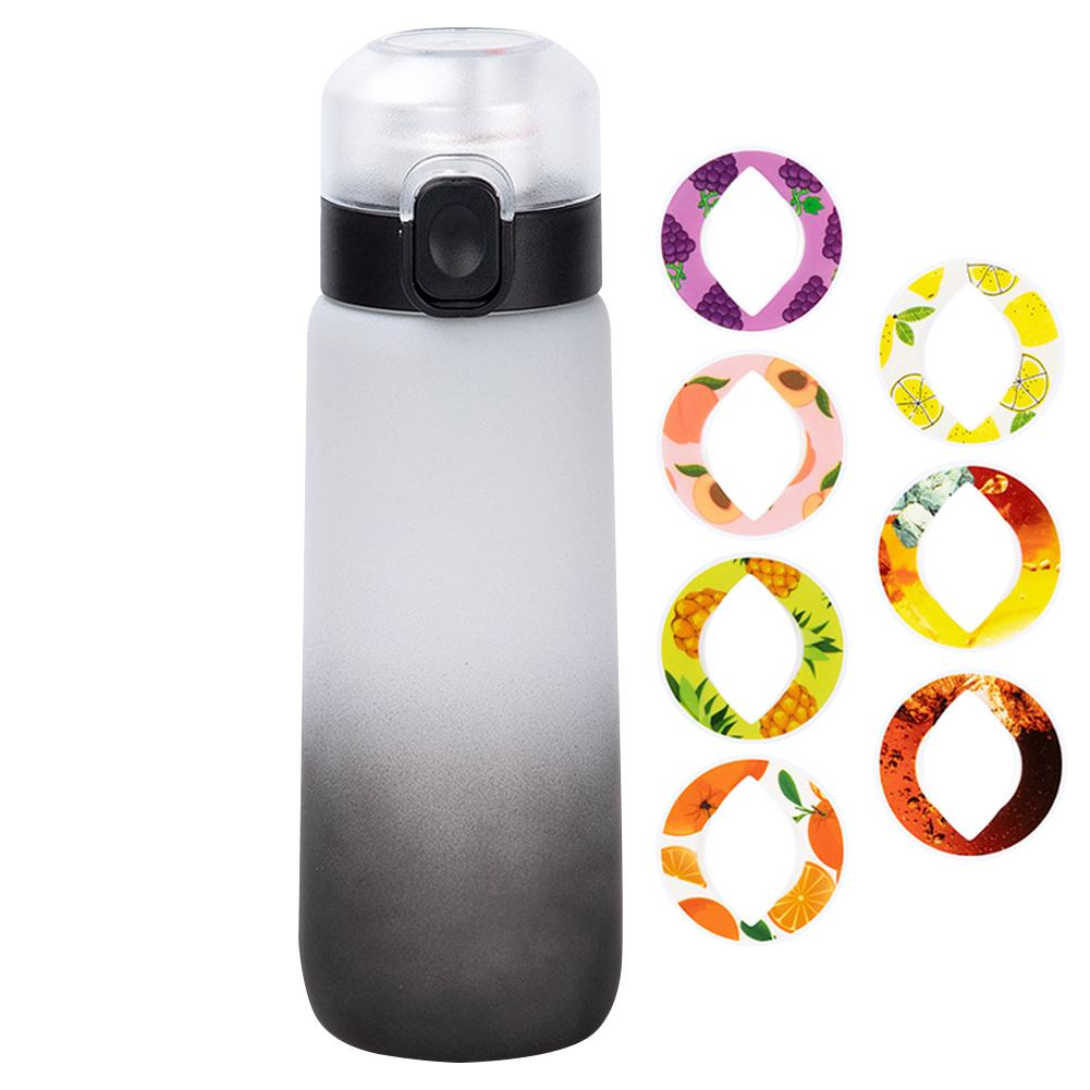 750 мл Спортивная бутылка для воды с ароматической капсулой, бутылка для питья с ароматом воздуха, бутылка для воды с фруктовым инфузором для кемпинга на открытом воздухе, путешествий